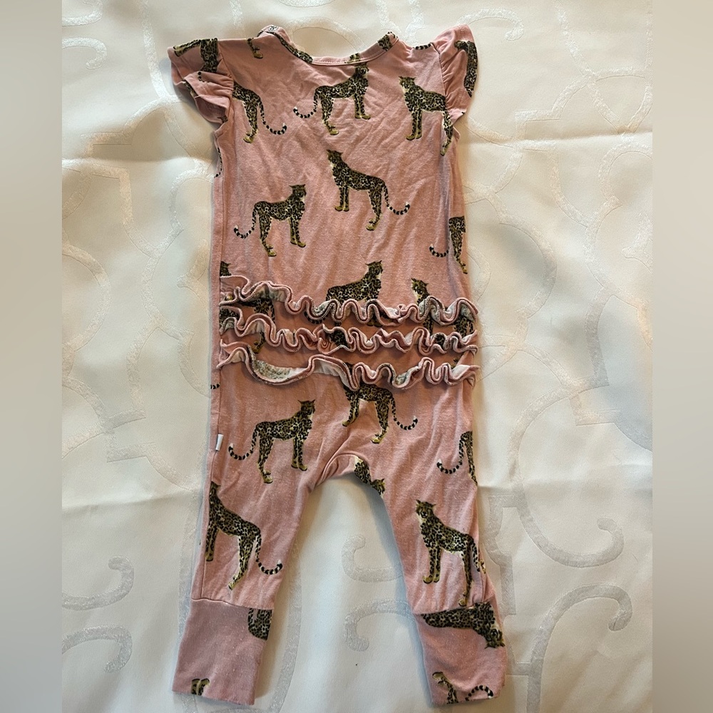 Mara- Ruffle butt Romper 6-9